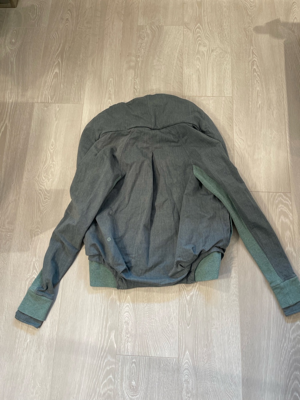 Lululemon To Class Jacket Burlap Texture Deep Shore Earl Grey Green size 6 - Picture 15 of 16